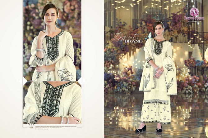 Cream Kashish By Isavasyam Chikankari Work Designer Kurti With Bottom Dupatta Wholesalers In Surat